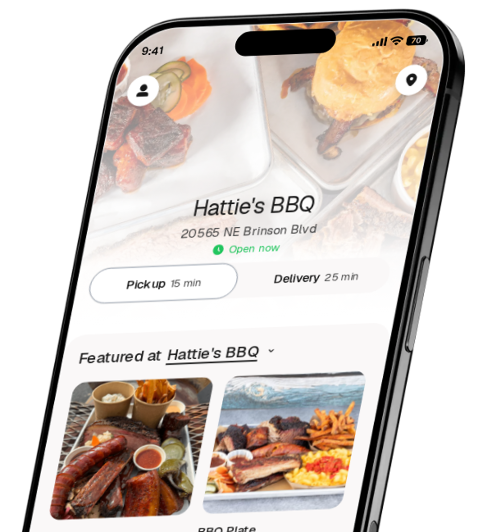 Hattie's BBQ app preview